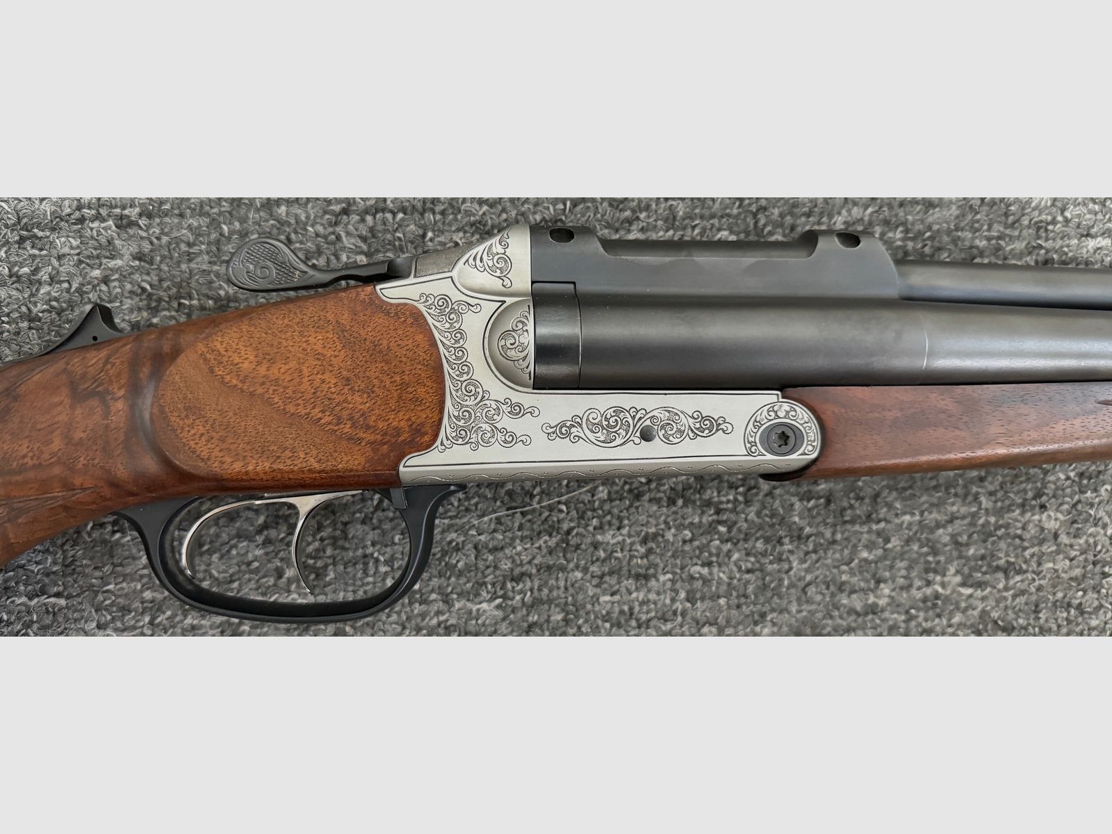 Blaser Doppelbüchsdrilling 9,3x74R & 20/76 - mit Swarovski Z6i 1-6x24 SR wie neu!