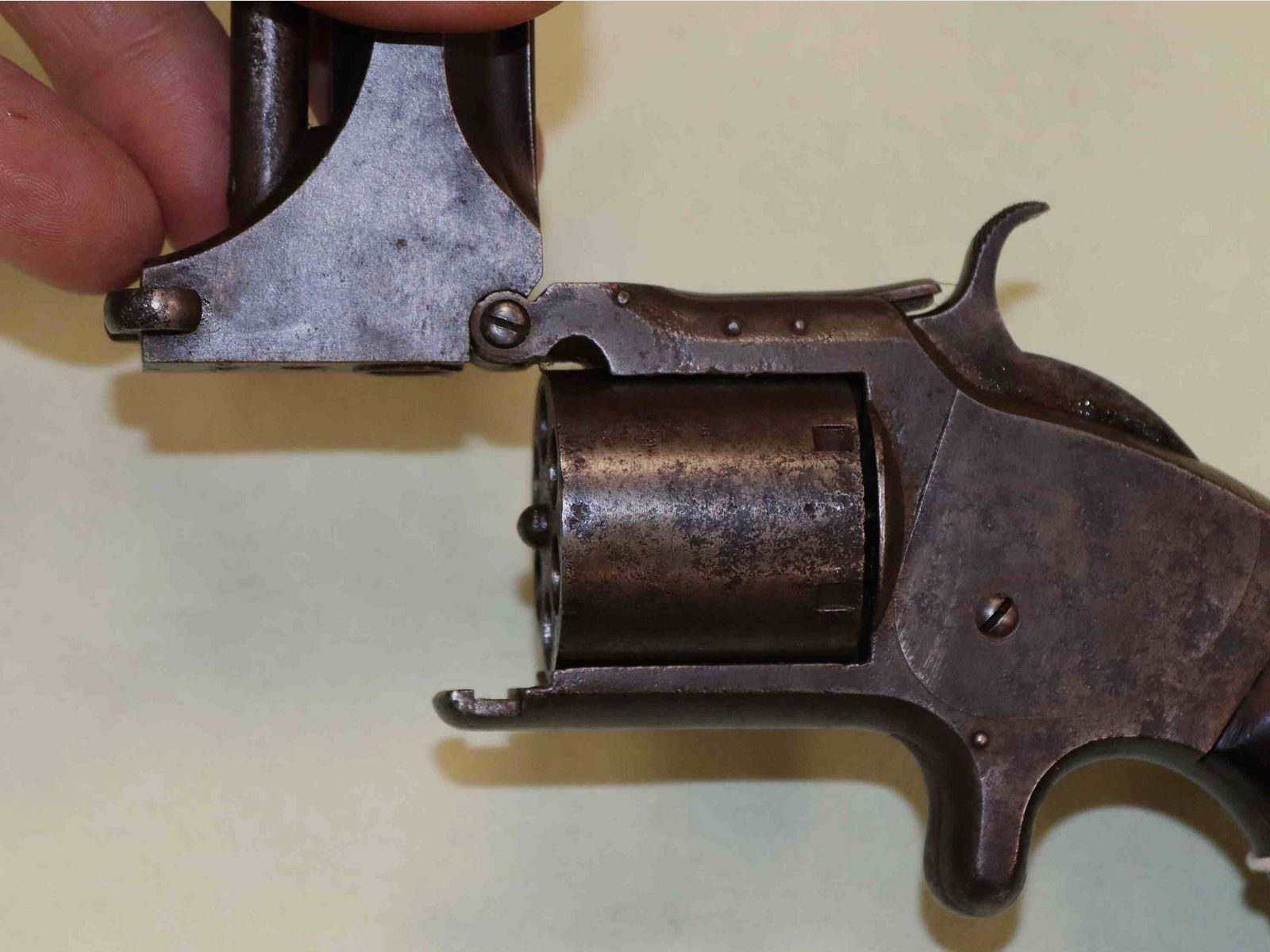 Revolver Smith & Wesson Modell 1860 Kaliber 32 Antik, Bild 6 von 11