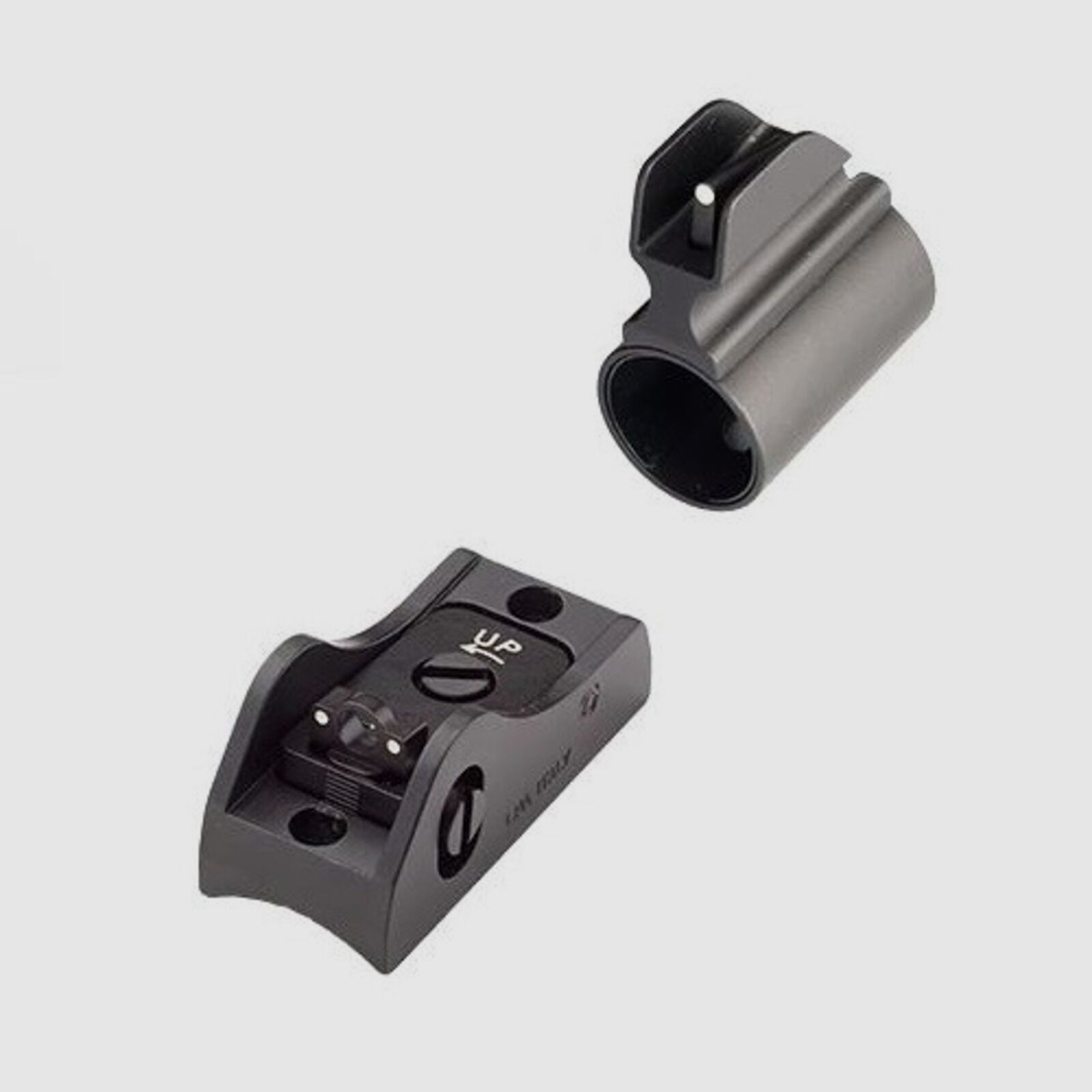 LPA T/S Visierset Ghostring 3-Dot weiß 12GA