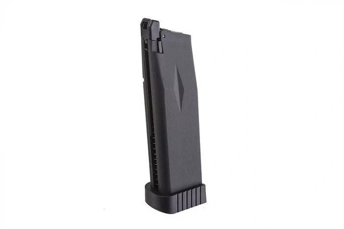 ASG green gas magazine for 27 rounds, for KP-06 replicas, image 3 of 6