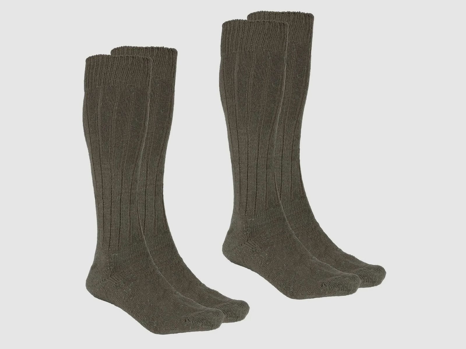 Bundeswehr Original BW Stiefelsocke oliv gebraucht 2er Pack
