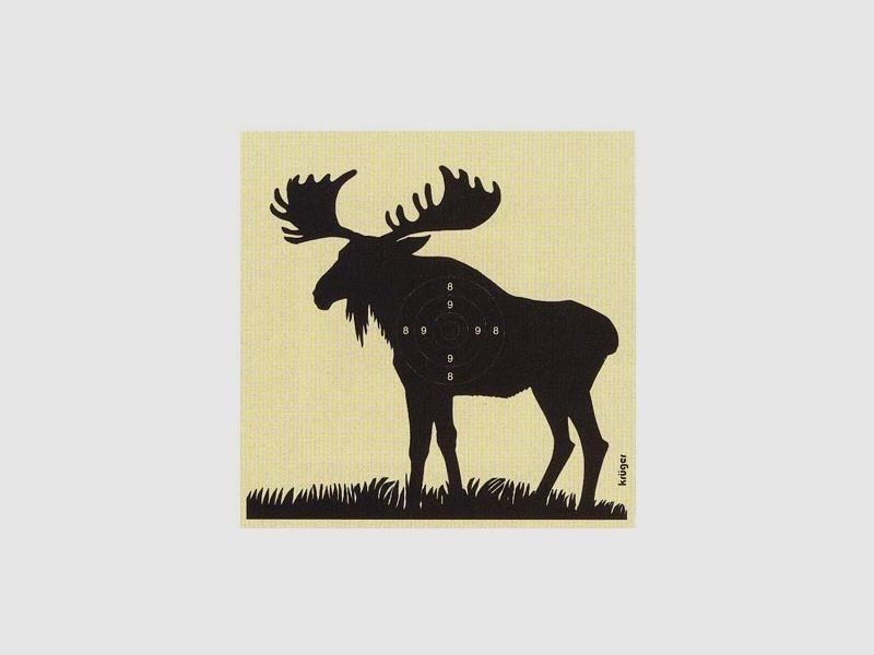 25 moose targets 55x53cm
