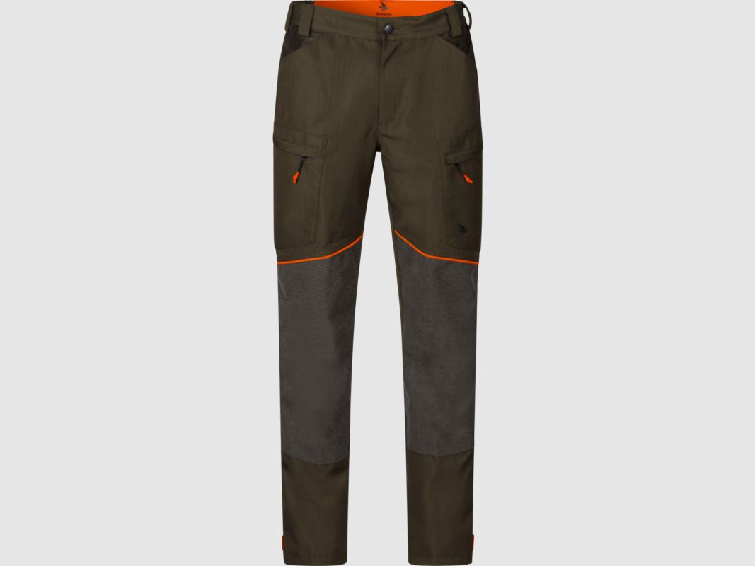 Seeland Herren Hose Venture Pine green/Hi-Vis orange