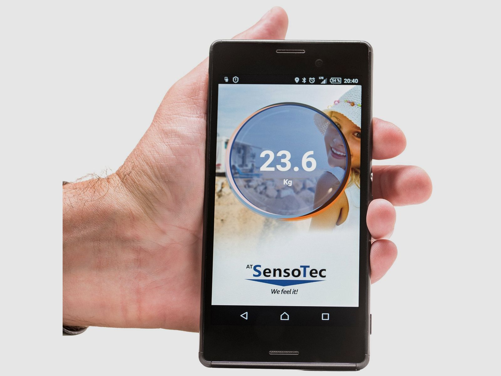 Digitale Stützlastwaage STB 200 B mit Bluetooth orange, Bild 4 von 6