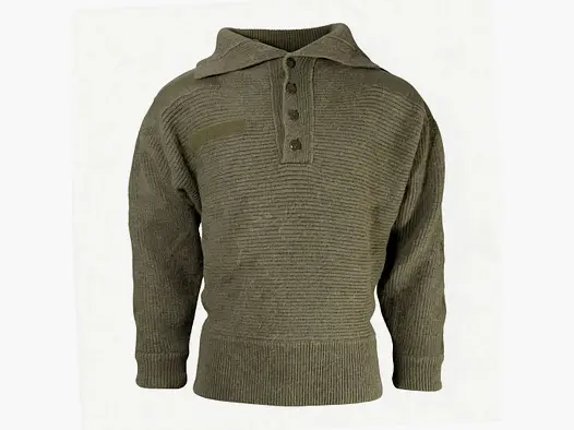 Austrian Armed Forces Pullover Alpine Olive Used - 4