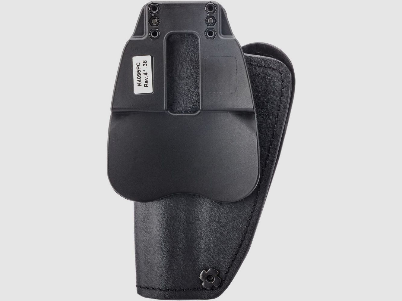 Front Line Holster Open Top Kydex Paddle padded 4" Rev. 357