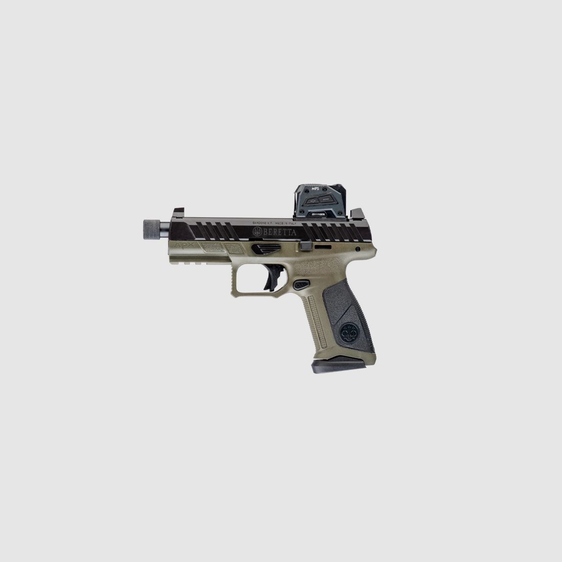 Beretta – Pistole / APX A1 / Tactical OD / Green / MT1/2×28 / RDO ready / 9mm, Bild 2 von 5