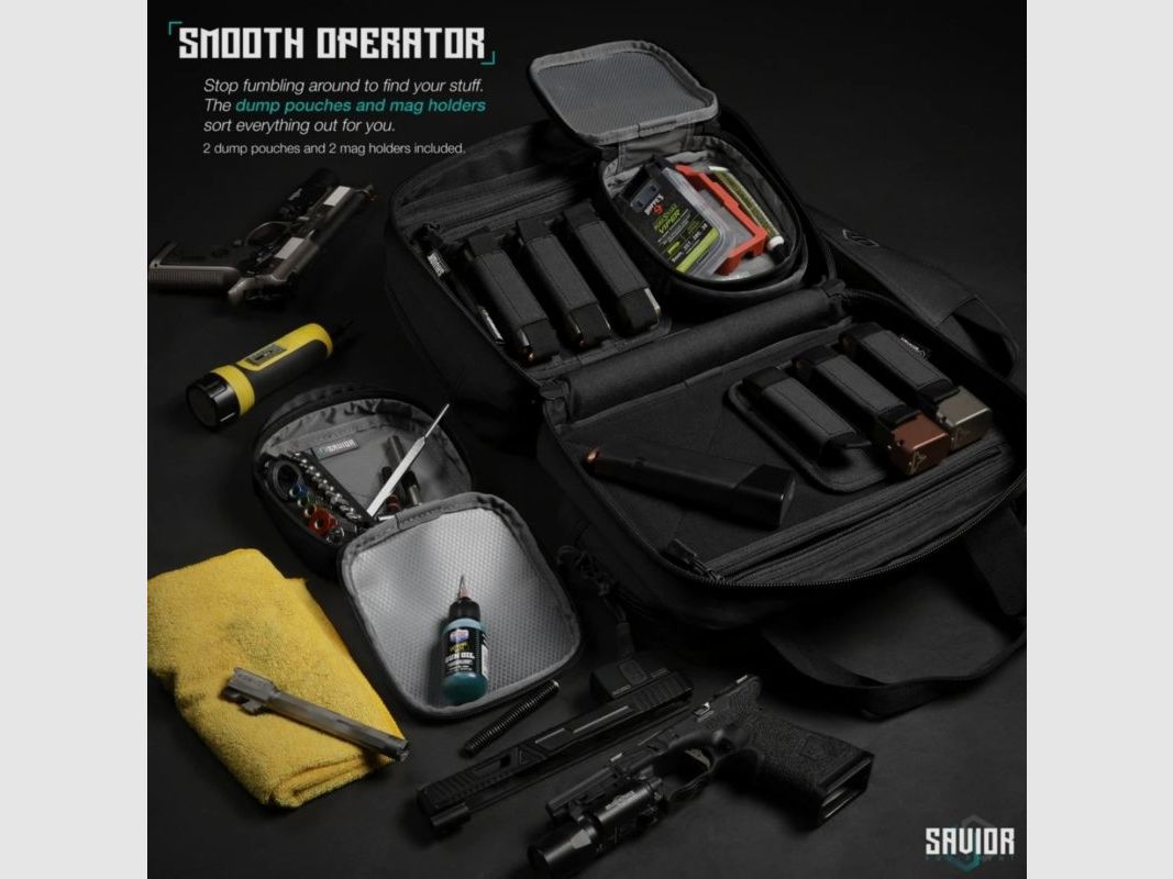 Savior – Mini-Pistolenschießtasche Specialist Schwarz, Bild 4 von 5