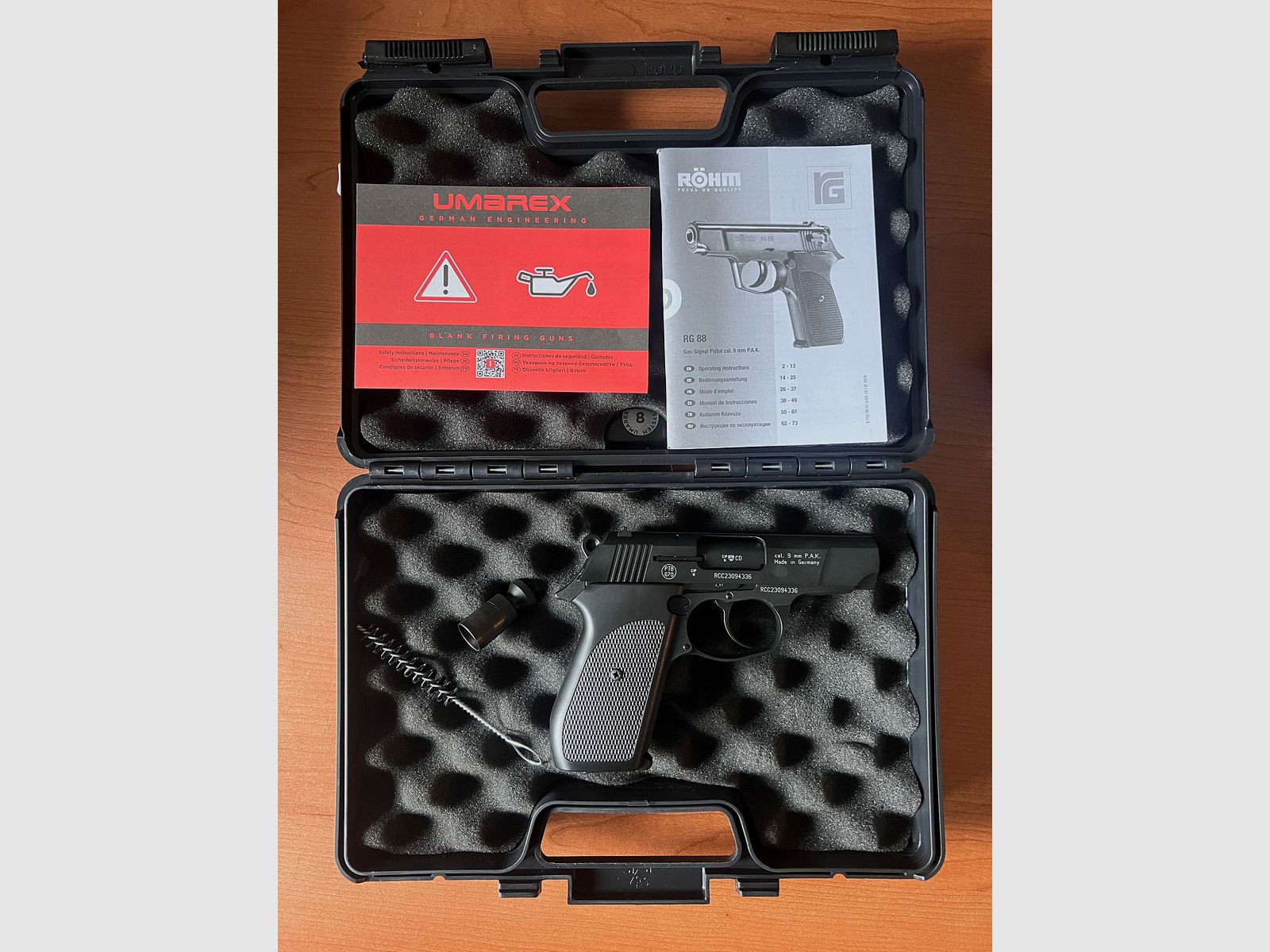 Röhm RG 88 Gas-Signal-Pistole 9mm P.A.K. – Neuwertig in OVP