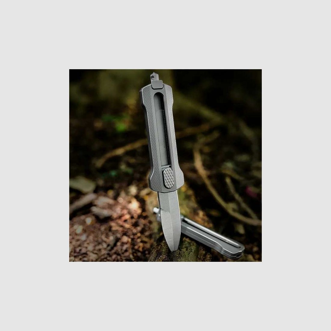 Baltic Steel Slike Titan OTF D2 Stahl Taktisches Messer Spearpoint Griff mit Glasbrecher