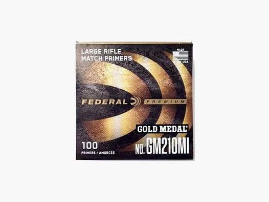 100 AMORCES FEDERAL GOLD MEDAL LARGE RIFLE