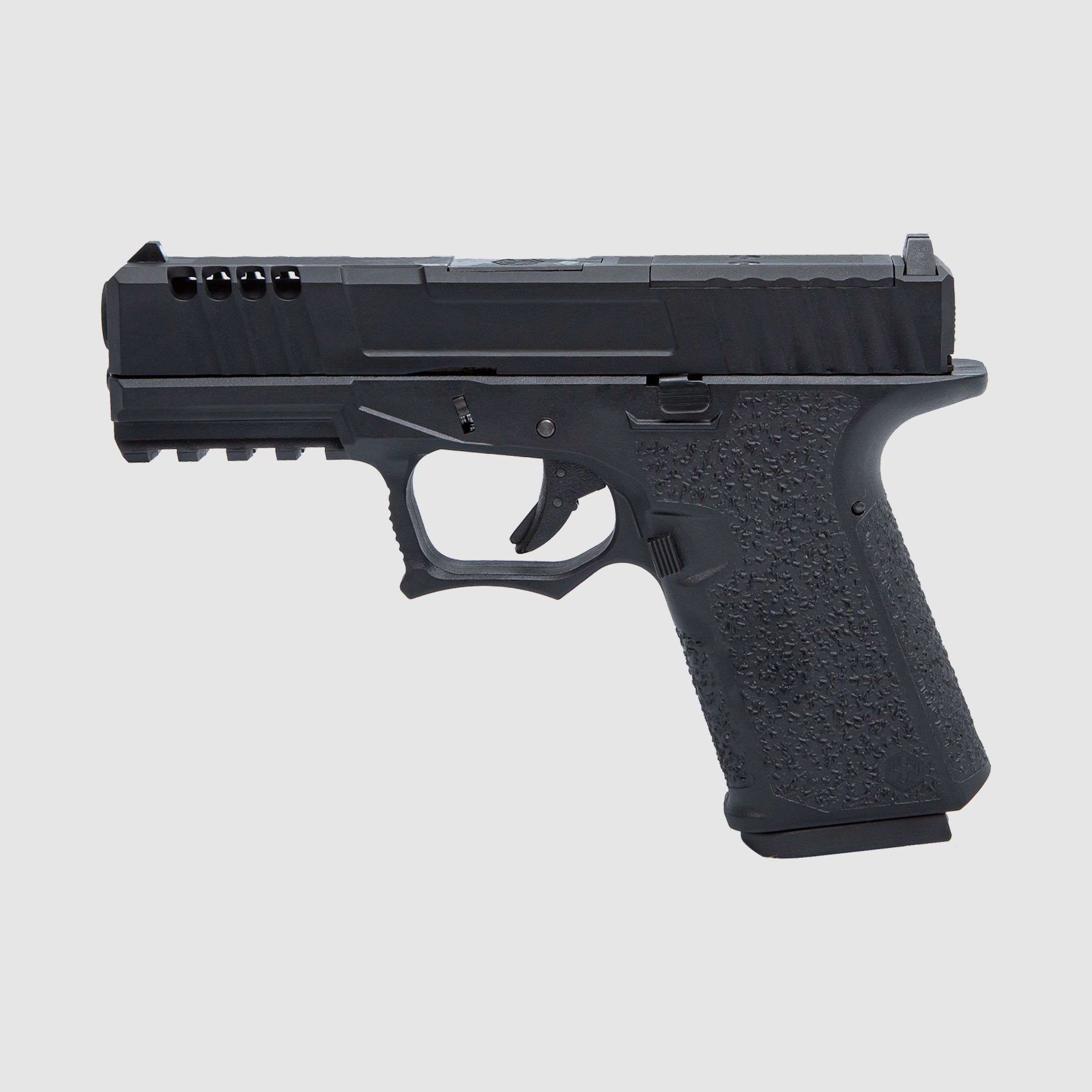 AW Custom VX9 Mod. 1 Precut Schwarz 6mm - Airsoft Gas BlowBack