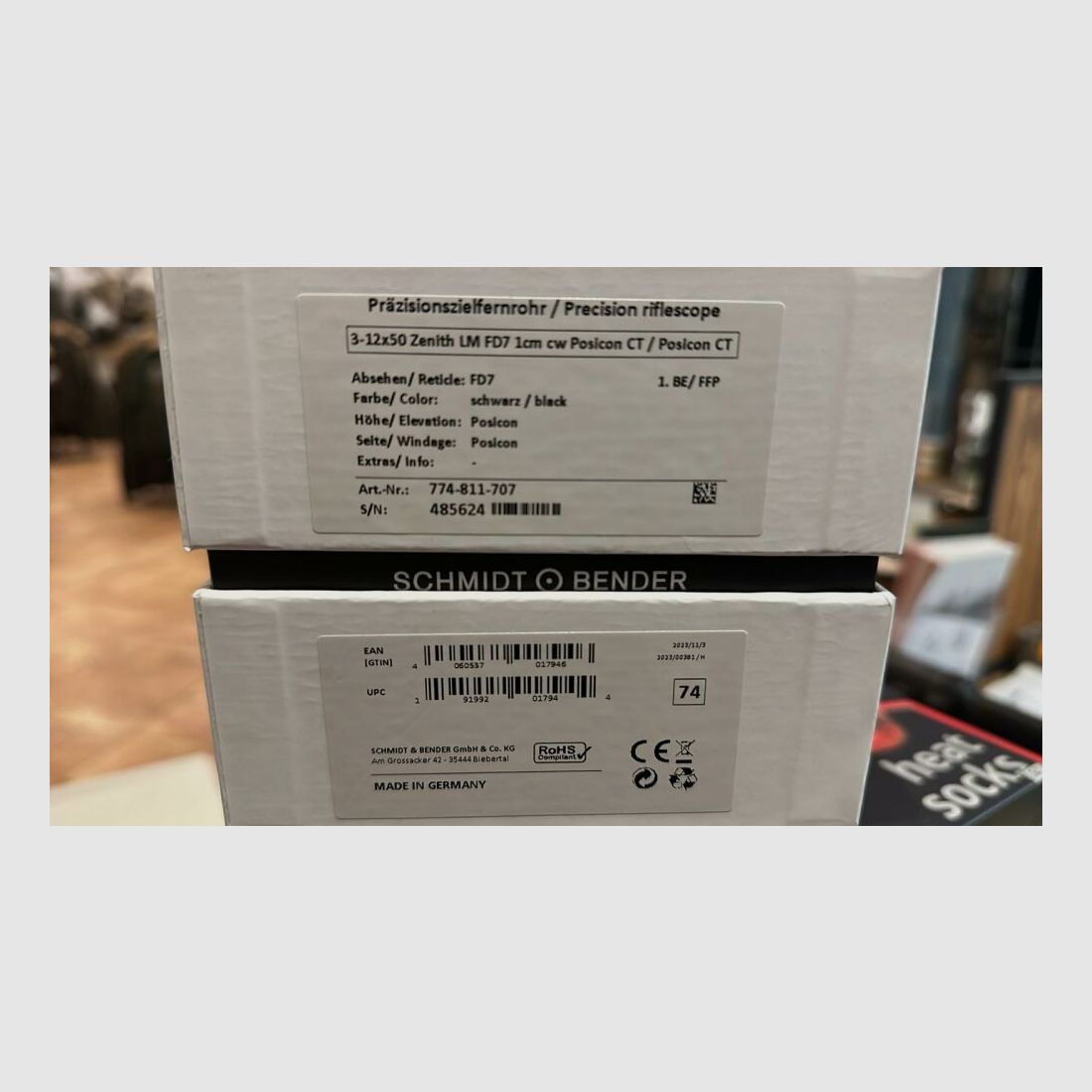 Schmidt & Bender Zenith 3-12x50 LM FD7