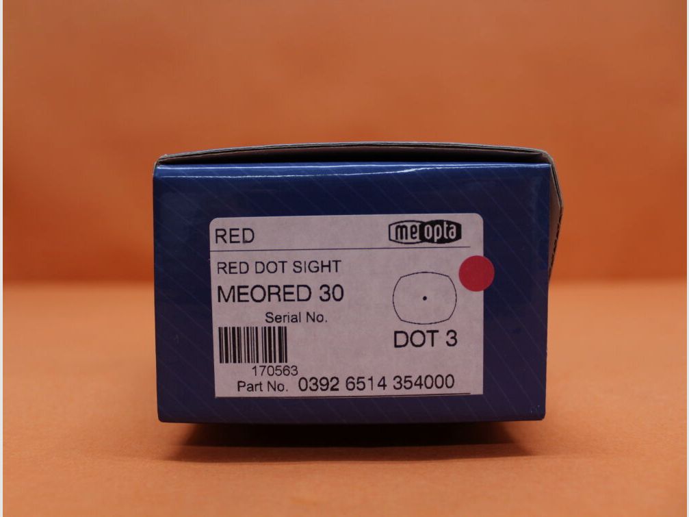 Meopta Meopta MeoRed 30 red dot sight 3 MOA dot (9cm at 100m)/ 1MOA scale