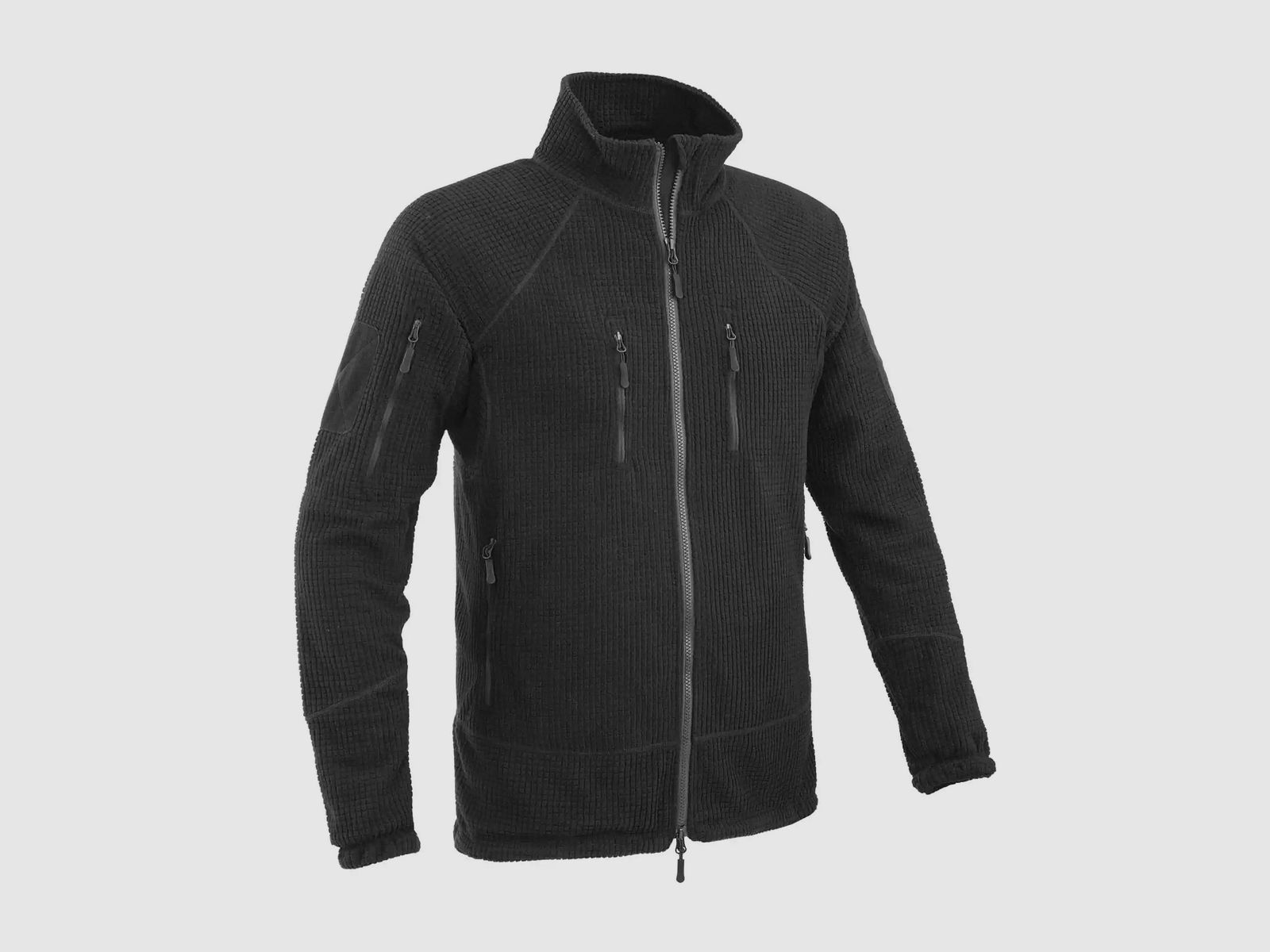Defcon 5 Fleece Jacket Eagle Tactical Full Zip - Black / L Men