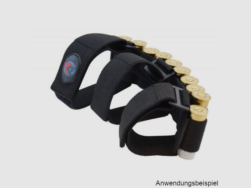 DAA forearm cartridge holder for shotgun ammunition