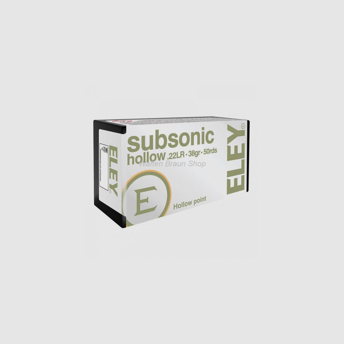 ELEY SUBS.HOHLSP.X-TRA+ .22lr 50 Stück