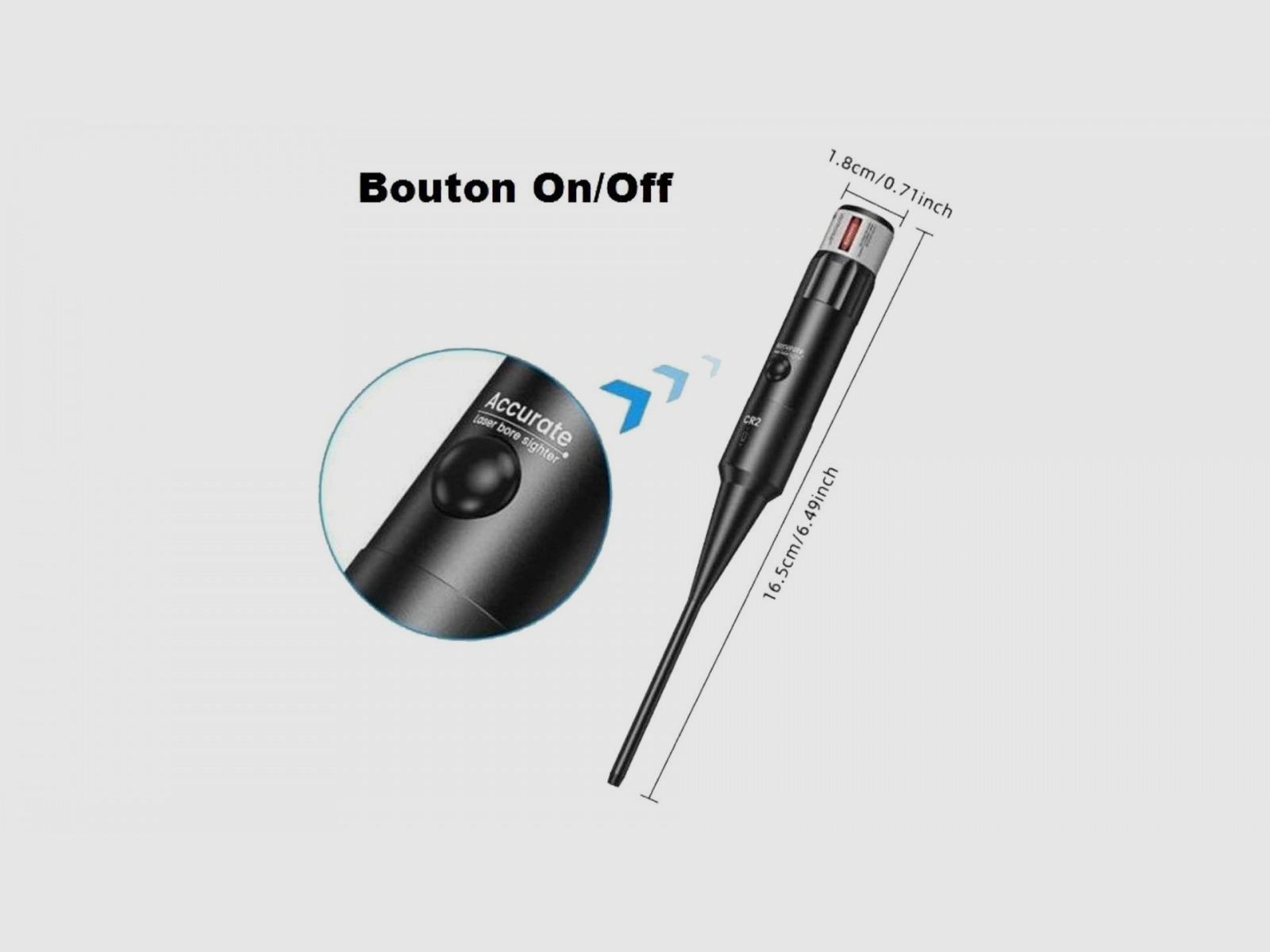 Custodia per armi per regolazione laser per fucili - calibri 17 HMR a 12 GA, immagine 4 di 11