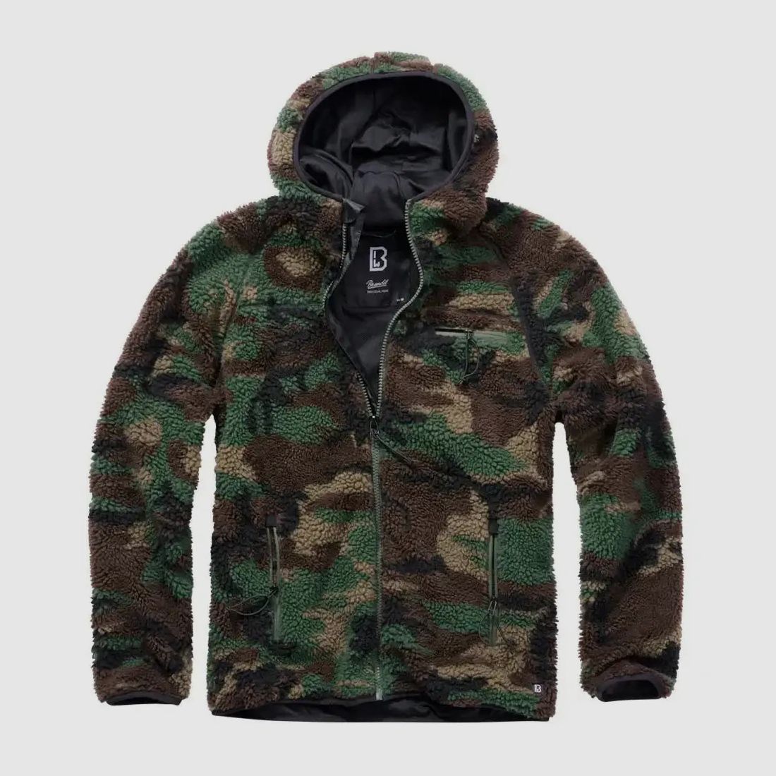 Brandit Brandit Jacke Teddyfleece Worker Jacket - Oliv / S Herren