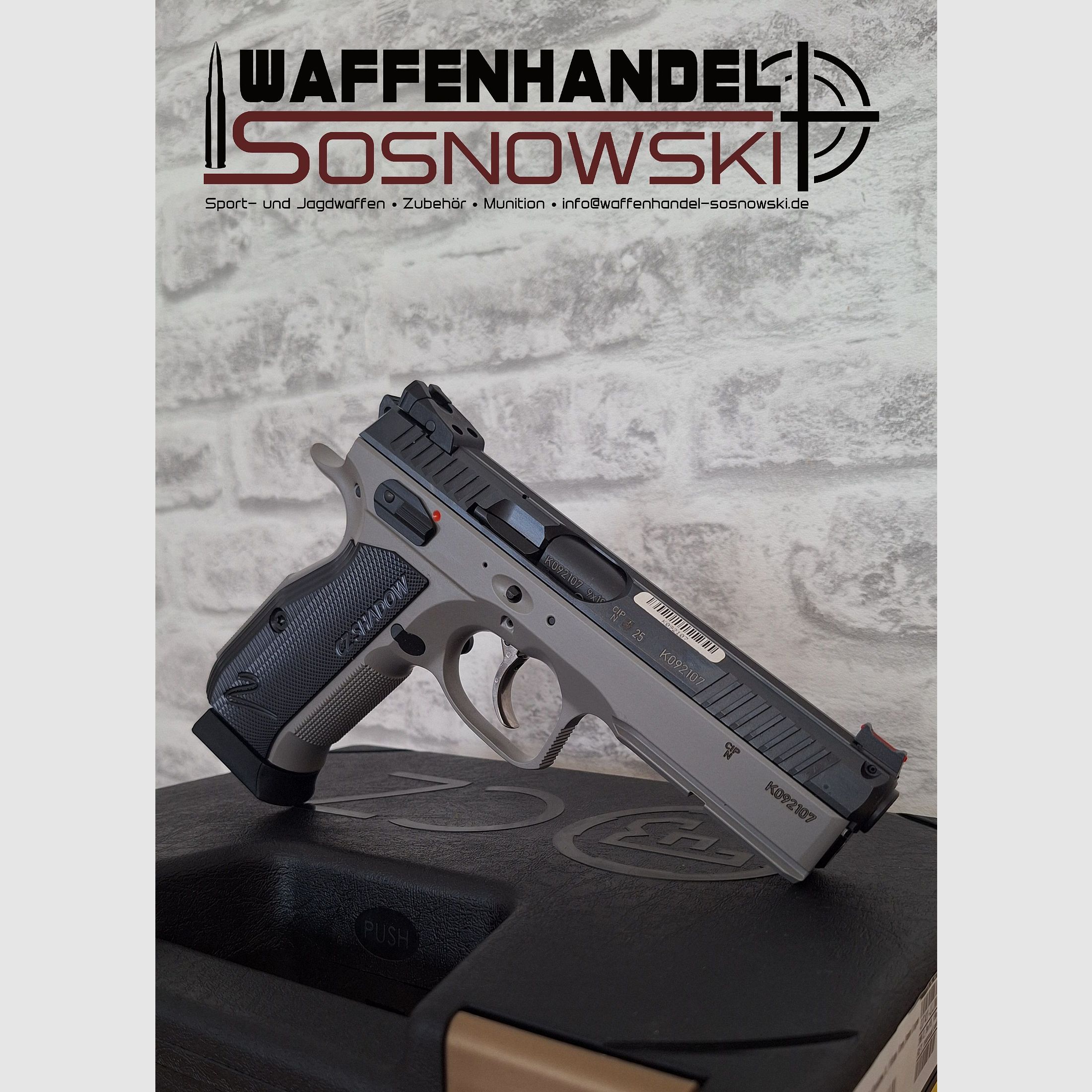 Pistole CZ Shadow II Urban Grey 9mm Luger (CZ Shadow 2)
