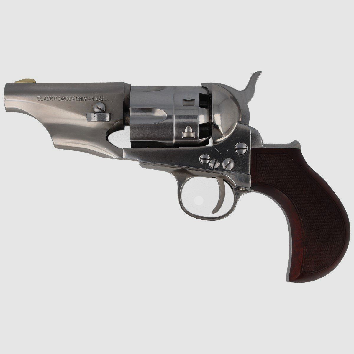 PIETTA 1862 COLT POLICE SNUBNOSE THUNDERER STEEL OLD SILVER .44, image 1 sur 4