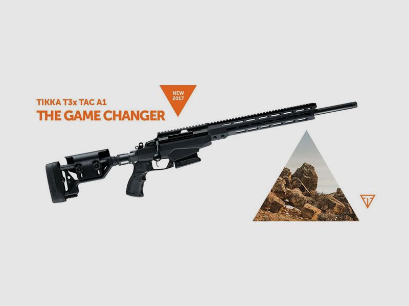 Tikka T3x TAC A1 .308 Win 20" canna Cecchino a Lunga Distanza incluso freno di bocca 5/8"-24