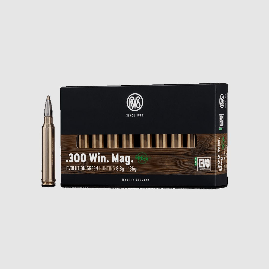 RWS Evo Green 9,0g - 139gr .300WinMag