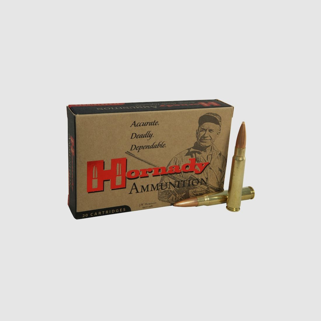Hornady Vintage Match 8x57 IS 196GR BTHP Match 20 Patronen