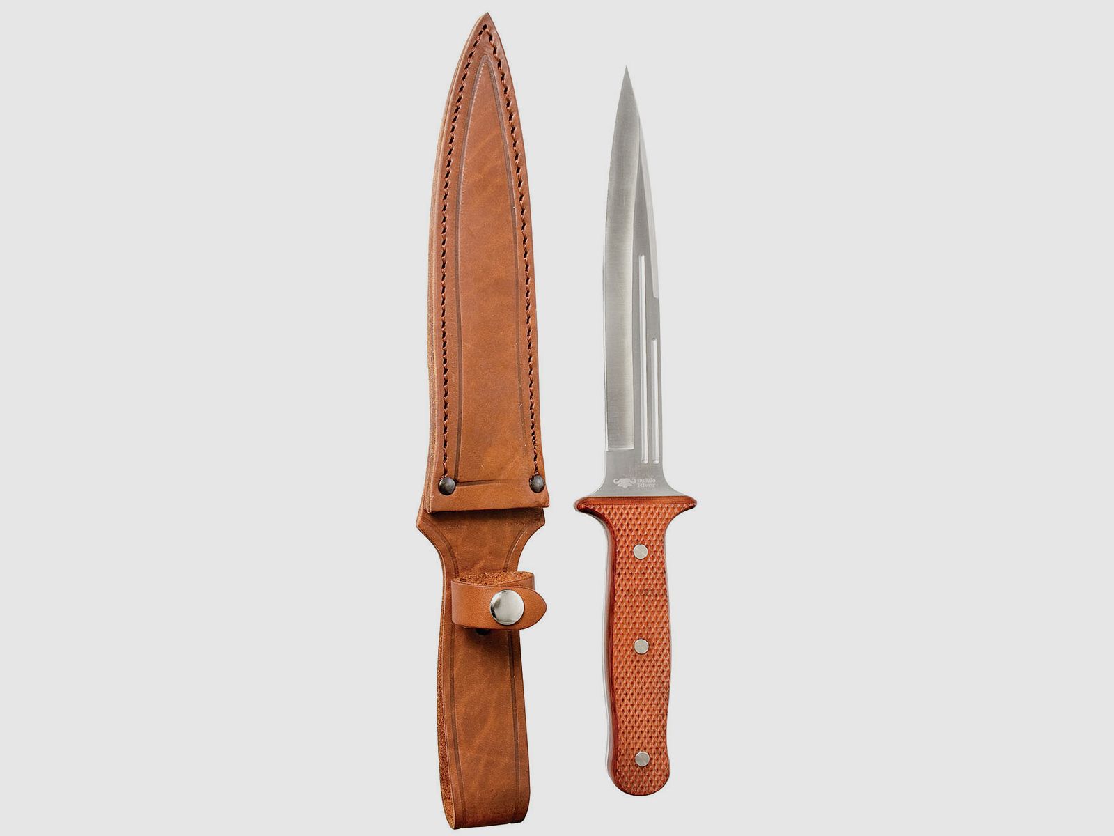 Cuchillo BUFFALO RIVER JABALI Mango Madera