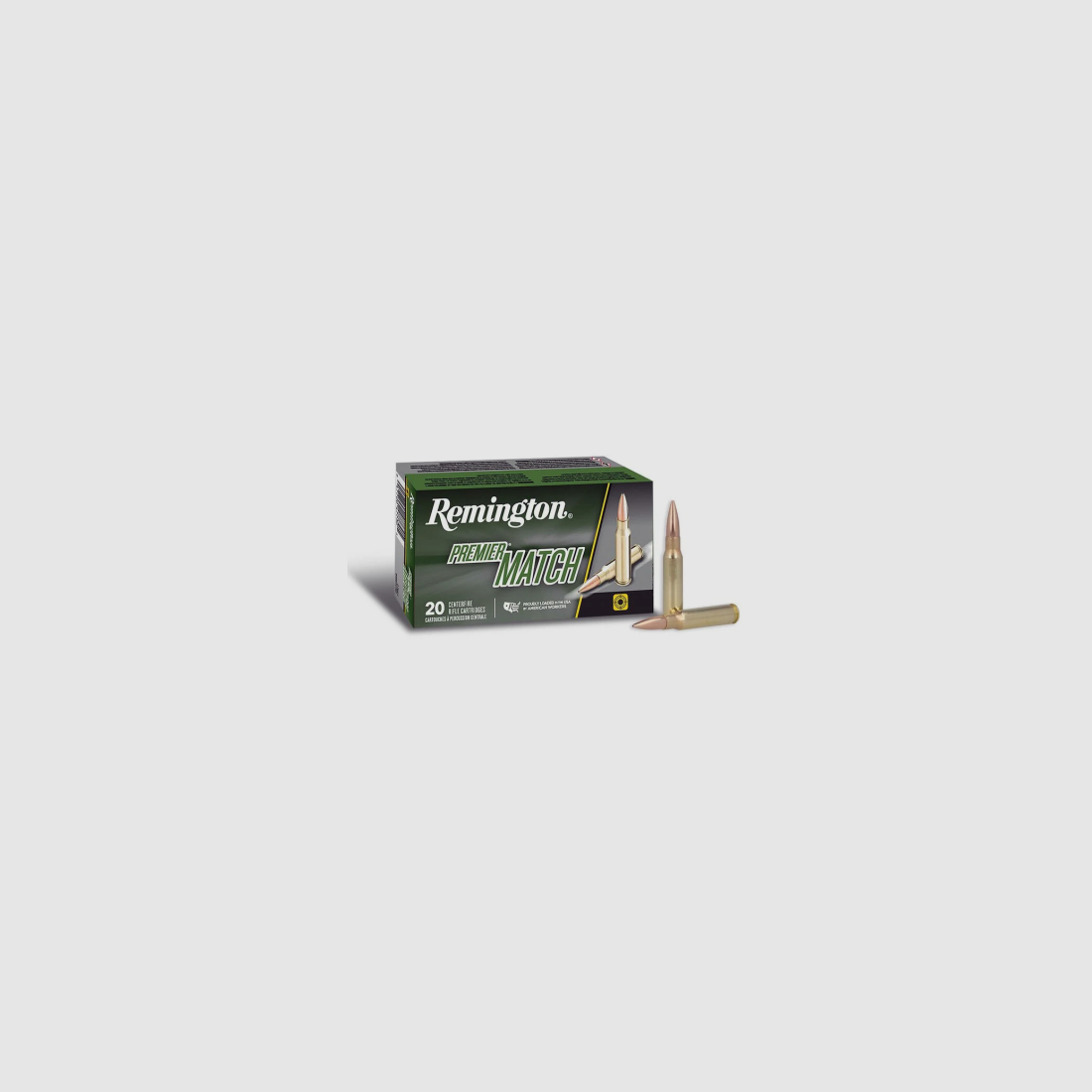 Remington Munizioni per Fucile .308 Win. 10,90 g / 168 gr MatchKing Open Tip Match Premier Match