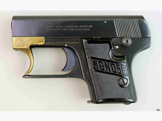 Lignose pistol mod. 2A "One-handed" cal. 6.35 mm matr. 20623