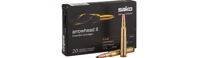 Sako 7x64 Arrowhead II PT 9,7g/150grs.