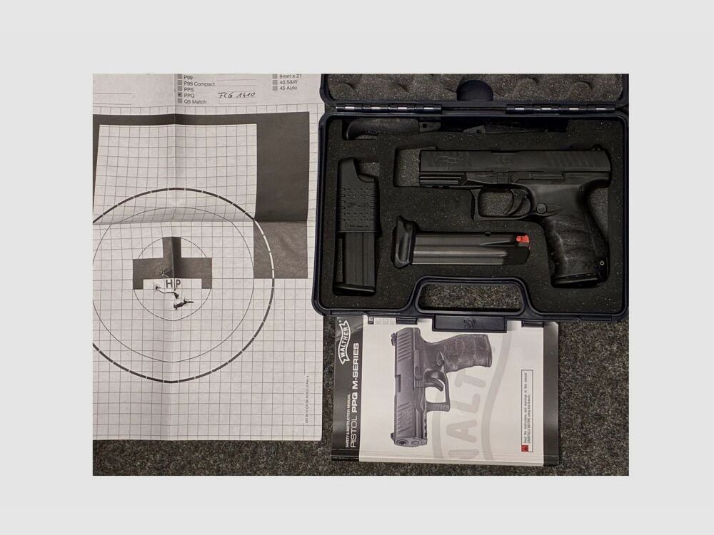 Walther PPQ M2 9mm Luger like new !!!
