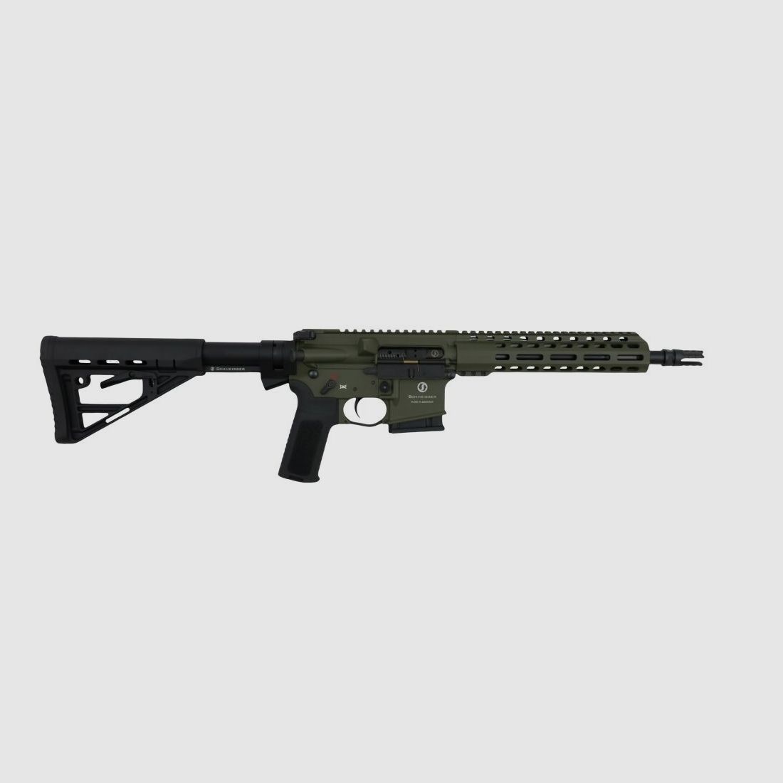 Schmeisser AR15 S4F 10.5″ OD Green