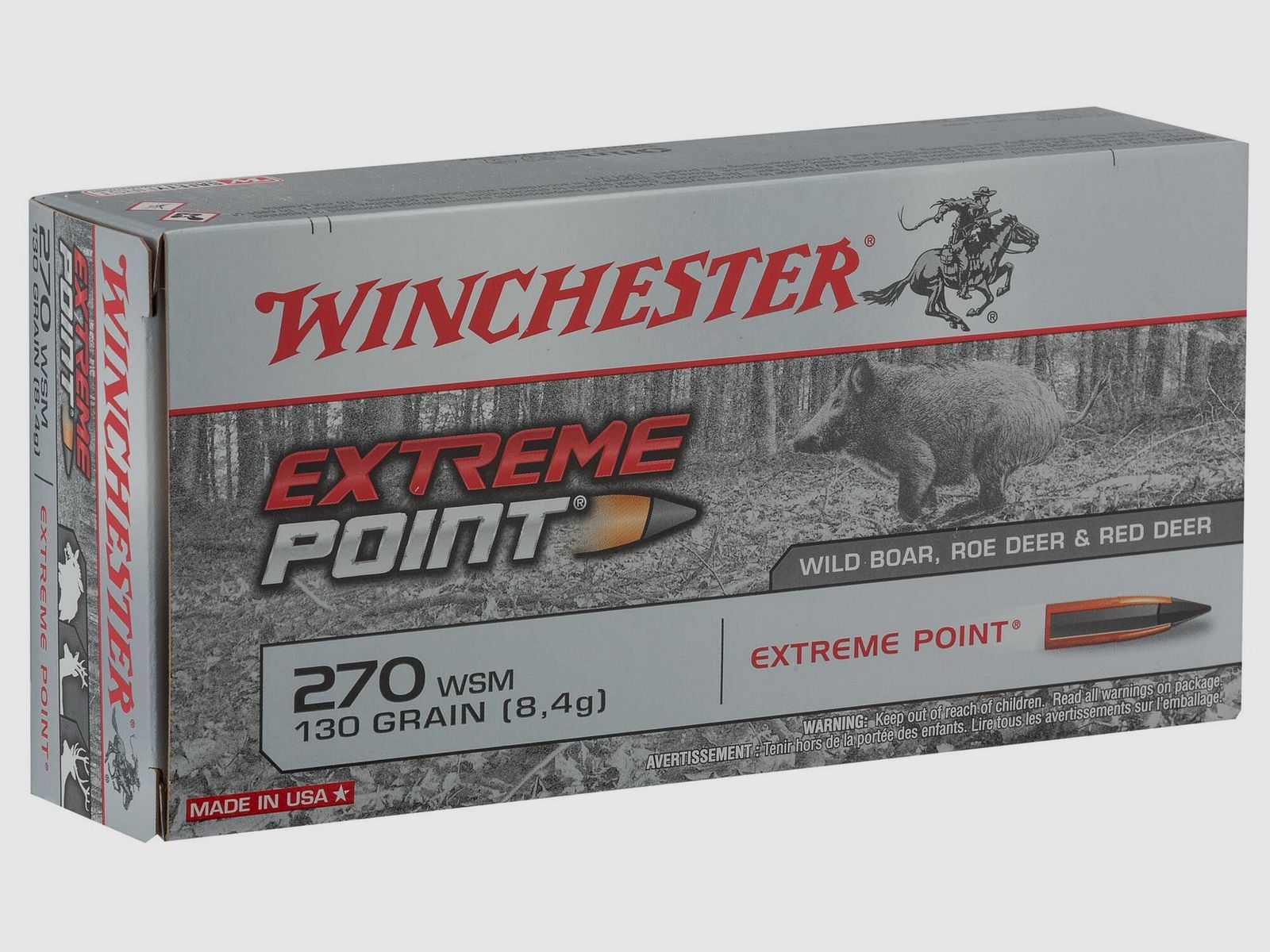 Winchester Extreme Point Jagdpatronen Kaliber 270WSM, Bild 2 von 10