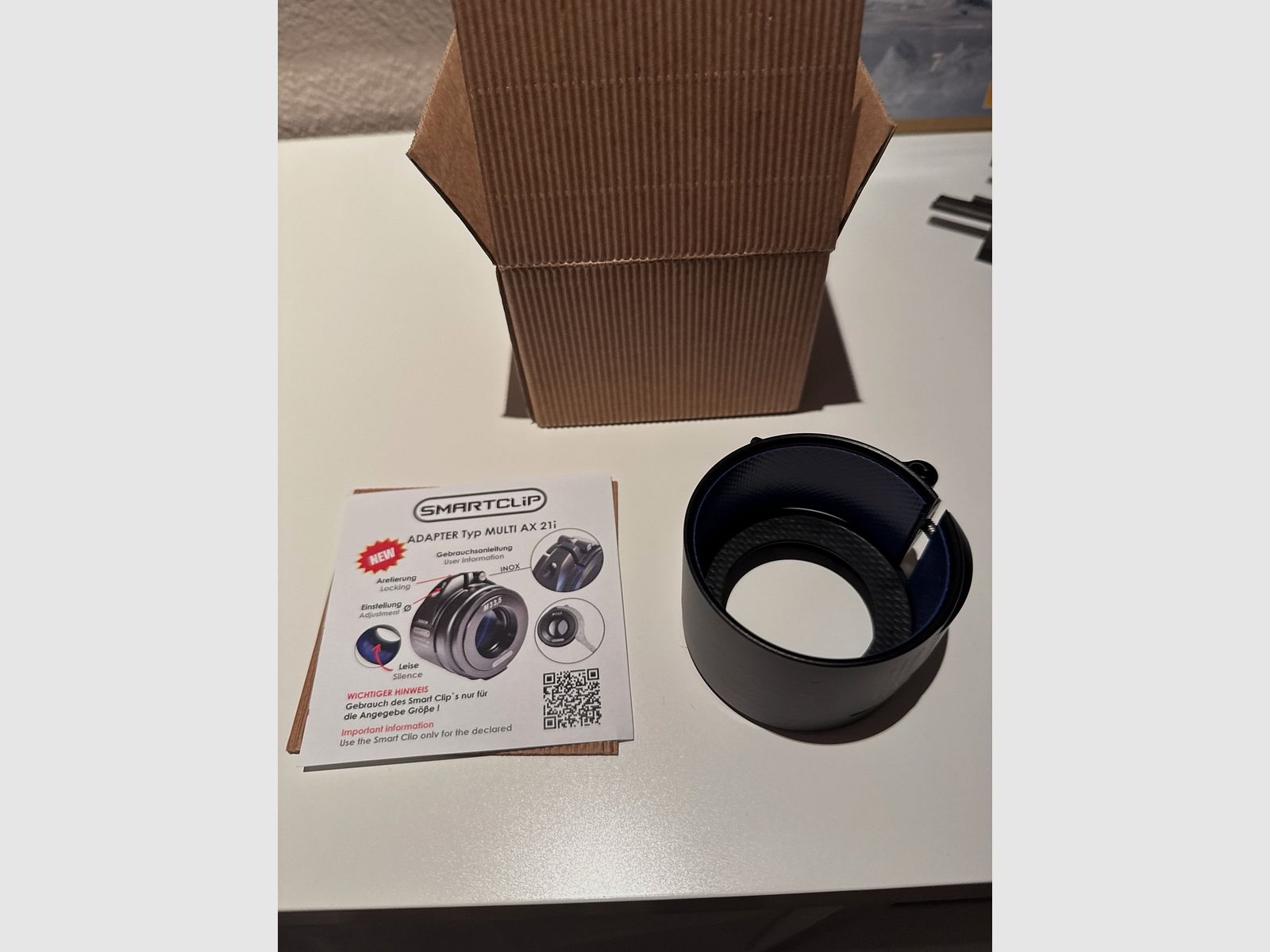 Smartclip AS D62 Klemmadapter 56mm Zielfernrohr