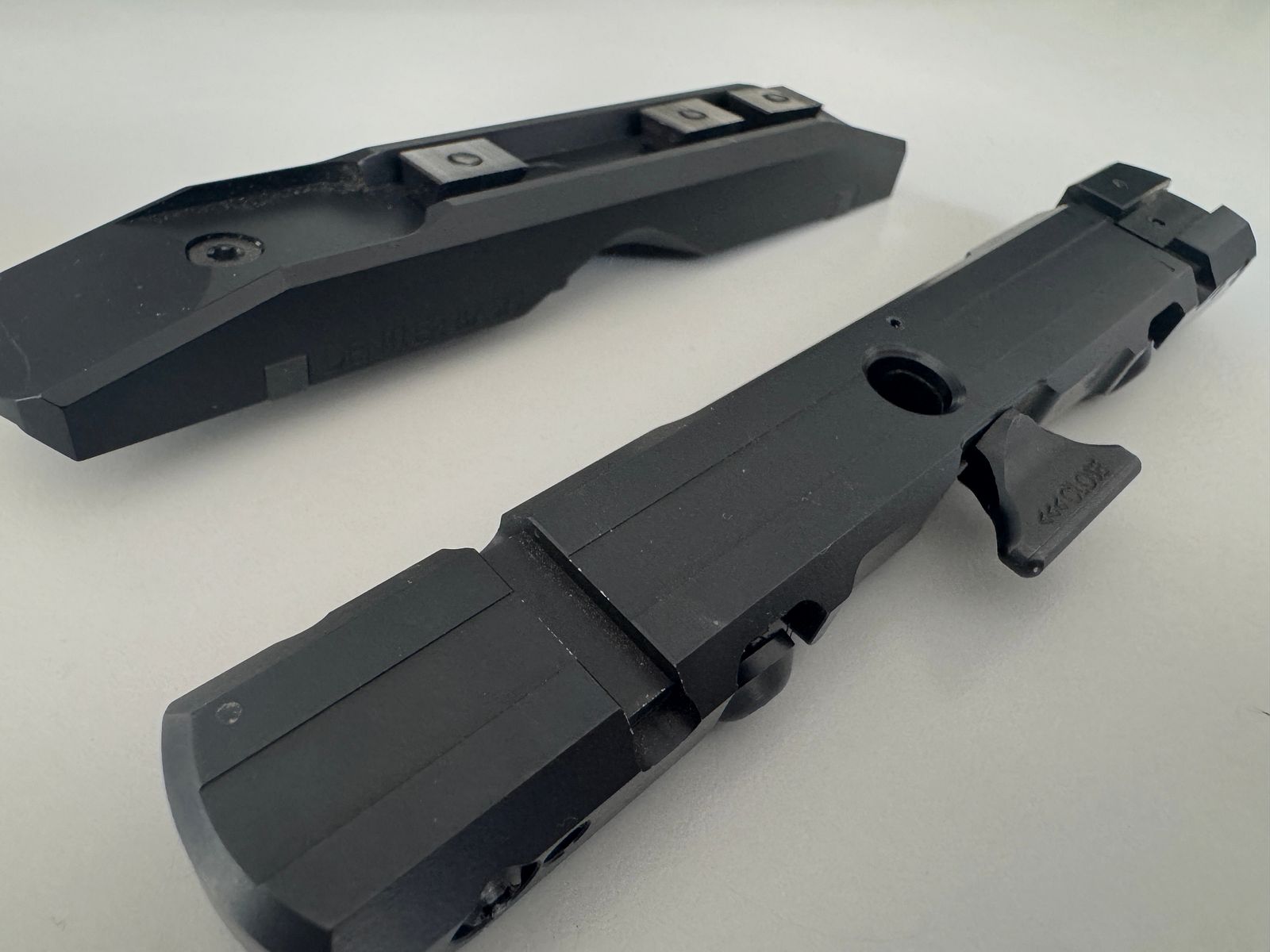 Dentler base Vario for Blaser saddle mounting R8 R93 K95 BBF 95 97 etc. and upper part suitable for Zeiss inner rail