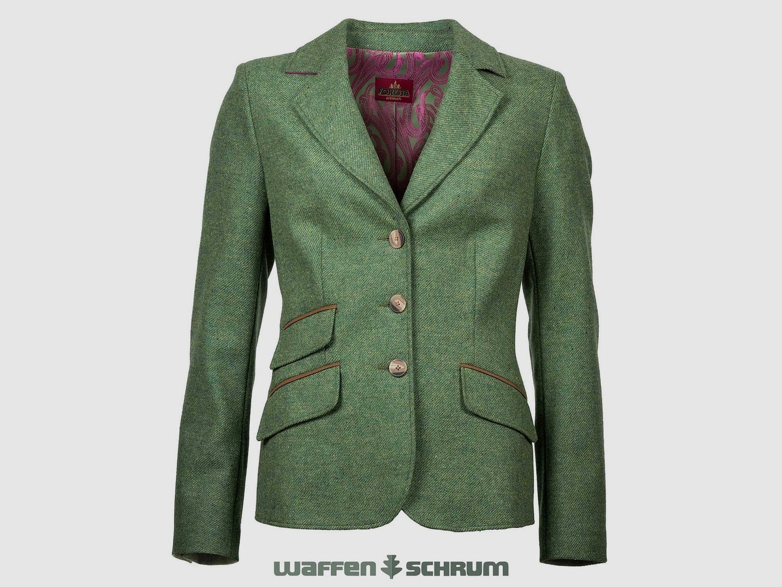 Foresta Blazer Edna 100% Lammwolle Kiwi