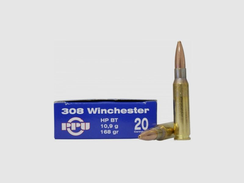 PPU PRVI PARTIZAN Munizioni cal.308 win HPBT 168gr.