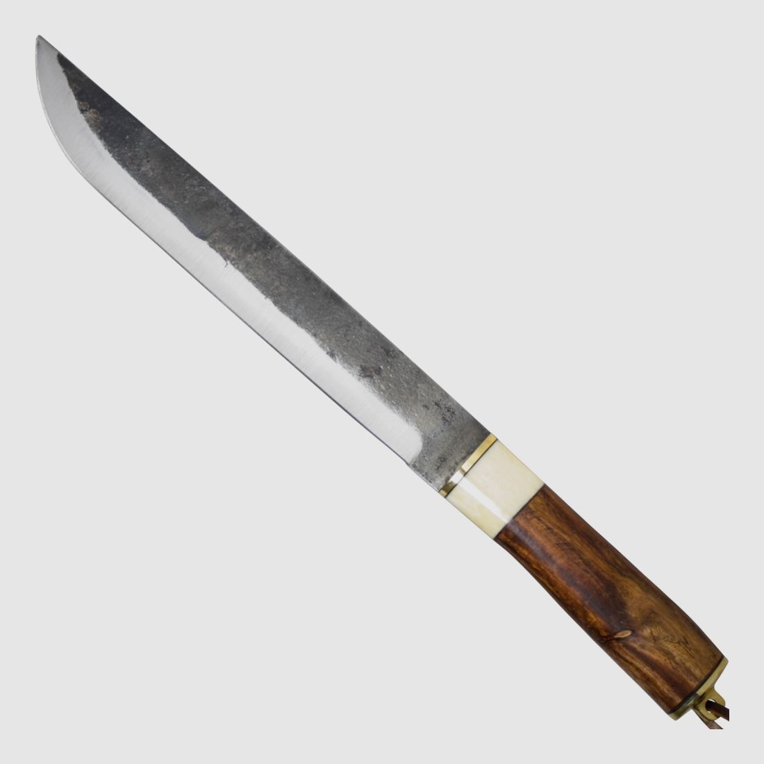 Groes Wikinger Messer Mittelalter Knochen Lederscheide