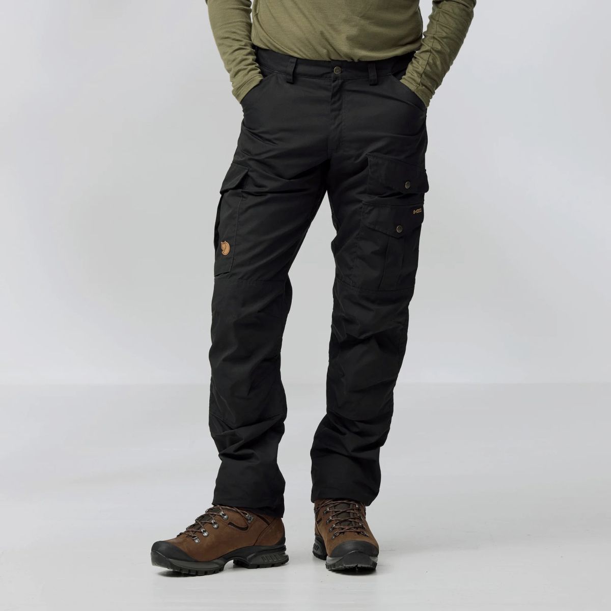 FJÄLLRÄVEN Barents Pro Trousers M Dark Olive Regular Fit