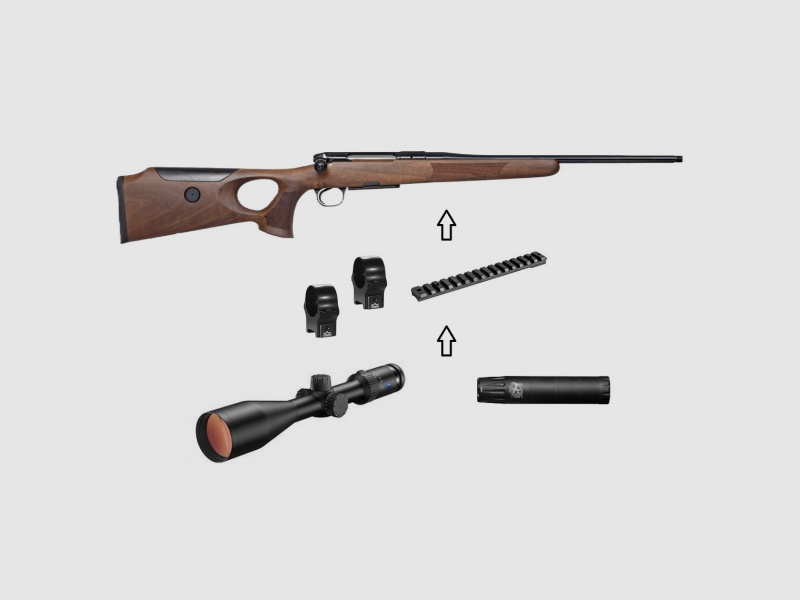 Heym SR30 Ranger-UT + ZF Zeiss + ... - Power Pacs - Pacchetto Completo