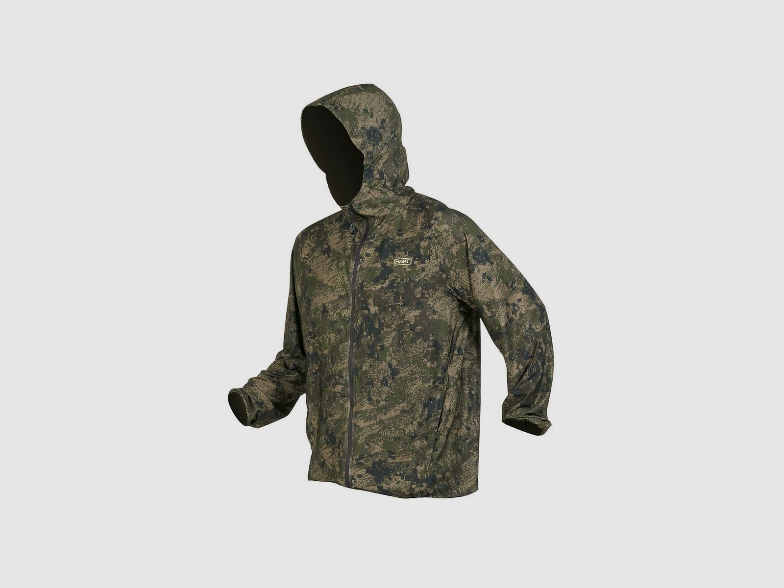 Tarn rain jacket URAL-JC Cover (Camo) with insect protection – Size: XL