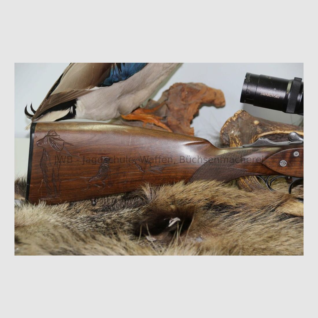 Simson Drilling mit Swarovski Habicht 2,5 - 10 x 56 LA 7x65R;12/70