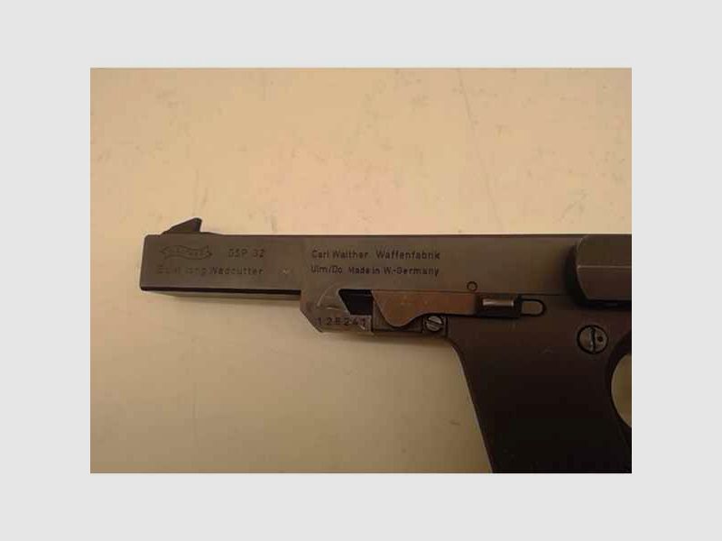 Pistole Walther GSP im Kaliber 32S&W Long WC gebraucht