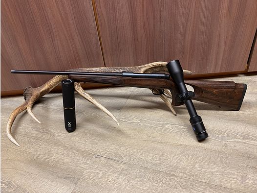 Mauser M18 Max Pure, con Zeiss Conquest V6 2-12x50 M, con guida