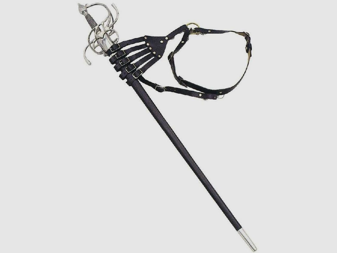 Ledergürtelscheide f. Rapier