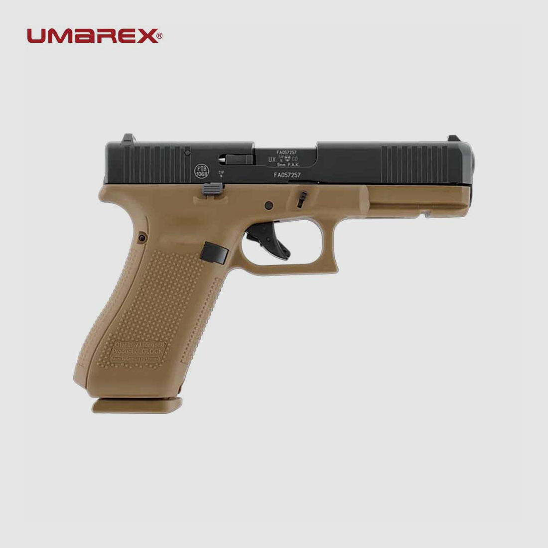 UMAREX GLOCK 17 Gen5 9mm P.A.K. BLACKK-COYOTE