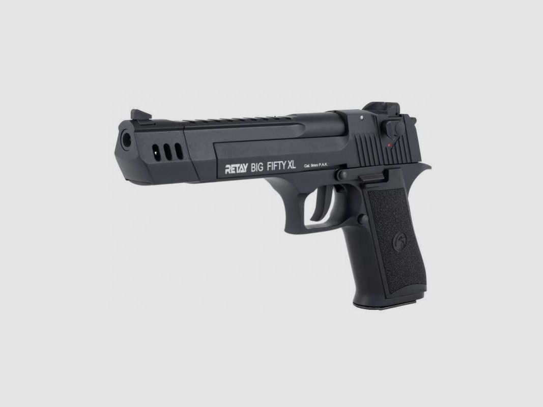 RETAY Big Fifty XL Black 9mm P.A.K. Schreckschusspistole Desert Eagle