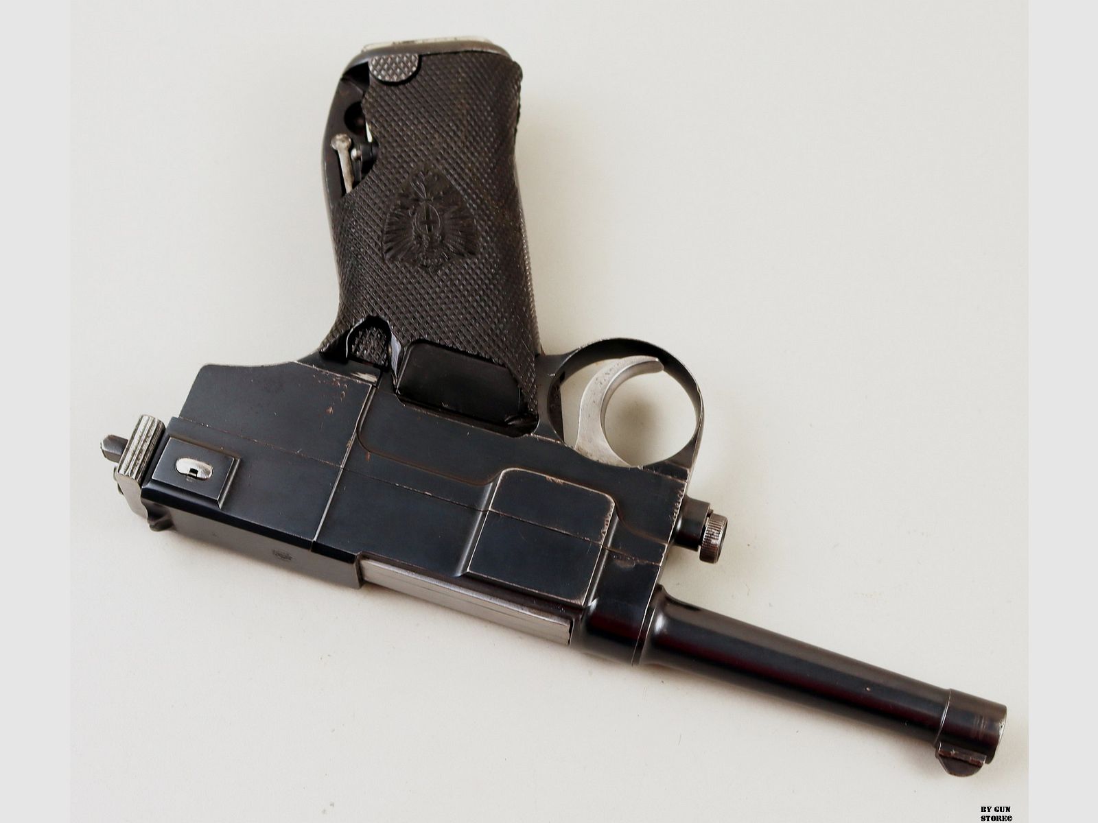 Glisenti pistool mod. 1910 kal. 9×19 Glisenti serienr. M1662, afbeelding 5 van 6